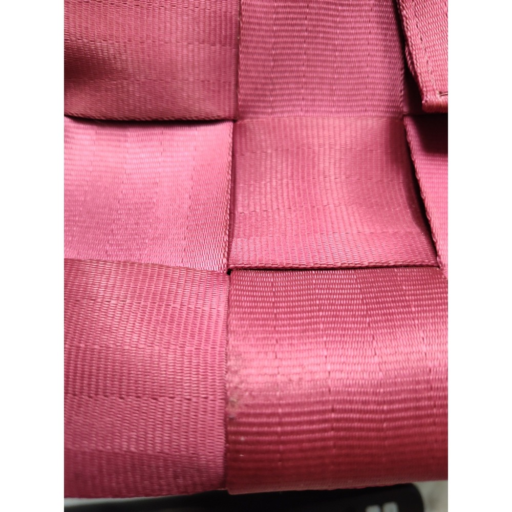 Harveys The Original Seatbelt Bag Woven Baguette Shoulder Bag Pink Raspberry - Picture 8 of 8